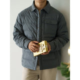 Windproof And Warm Short Puffer Jacket With A Baseball Collar For Men Thickened Outerwear