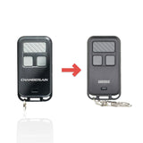 Anderic Substitute for Chamberlain 956EV-P2 3-Button Keychain For all Chamberlain with Learn key Garage Door Opener Remote Control [890MAX]