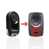 Anderic Substitute for Chamberlain MC100C Keychain 2-Button Universal for Learn Key Garage Door Opener Remote Control [375UT-2button]