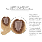 CHARMED LIFE  12" - Top Piece by  Raquel Welch 100% Human Hair