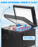 Chest Freezer with Removable Basket