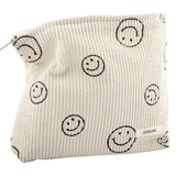 Chic Corduroy Travel Pouch for Women