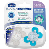 Chicco Physio Forma Comfort Silicone Pacifier for Boys 16-36M 2-Pack