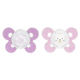 Chicco PhysioForma Comfort Silicone Pacifiers for Girls 6-16M 2-Pack