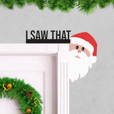 Christmas Door Hanger Decorations Rustic Sign