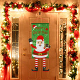Christmas Door Hanging Flag Decor