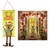 Christmas Door Hanging Flag Decor