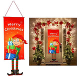 Christmas Door Hanging Flag Decor