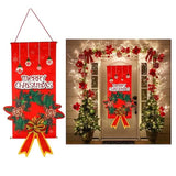 Christmas Door Hanging Flag Decor