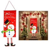 Christmas Door Hanging Flag Decor