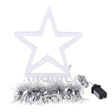 Christmas Hanging Waterfall String Light with Topper Star