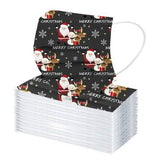 Christmas Special Mask Disposable Dustproof and Breathable Three-layer Protective Cover