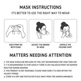 Christmas Special Mask Disposable Dustproof and Breathable Three-layer Protective Cover