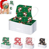 Christmas Special Mask Disposable Dustproof and Breathable Three-layer Protective Cover