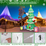 Christmas Tree Inflatable Decoration with LED Light Built-in Air Blower