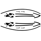 Chrome Delete Kit for Model 3 (2017-2023) | Matte Black Window Trim | PVC