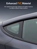 Chrome Delete Kit for Model 3 (2017-2023) | Matte Black Window Trim | PVC