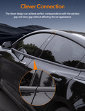 Chrome Delete Kit for Model 3 (2017-2023) | Matte Black Window Trim | PVC