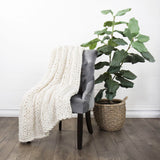 Chunky Knit Throw Blanket