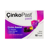 Cinkopast Elderberry & Ginger Lozenges with Zinc 12 Count