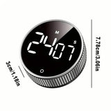 Circular Kitchen Timer - Battery Powered, ABS Material, ≤36V Operating Voltage, 0.01 Accuracy, No Laser Function