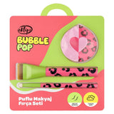 Eklips Bubblepop Makeup Brush & Puff Set - 3 Pieces