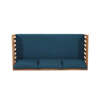 Claremont 3-Seater Acacia Wood Daybed Sofa With Water-Resistant Cushions (SAK65773)