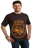 Classic Garage Men's Bamboo Viscose/Organic Cotton Short Sleeve Graphic T-Shirt