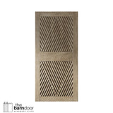 Diamond Pattern Pine Wood DIY Barn Door
