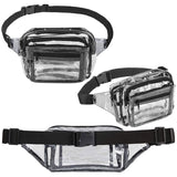 Clear Fanny Pack Unisex Transparent Waist Pouch Belt Bag
