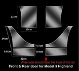 Clear Paint Protective Film kits for Tesla Model 3 / Model Y