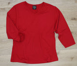 Clearance Women's Bamboo Viscose/Cotton V-Necks 3/4 Sleeve T-Shirt