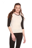 Clearance Women's Bamboo Viscose/Sorona 3/4 Sleeve T-Shirt