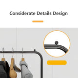 Clothing Garment Rack with Shelves