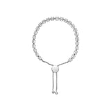 14K White Gold 6.00 Cttw Diamond 4”-10” Adjustable Bolo Tennis Bracelet (I-J Color, I1-I2 Clarity)
