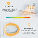 Alora Premium Smart Tankless Bidet Toilet W/ Auto Open & Close Lid (95371482)