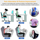 Coccyx Orthopedic Memory Foam Seat Cushion