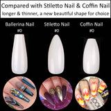 Coffin Long Fake Nails