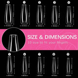 Coffin Long Fake Nails