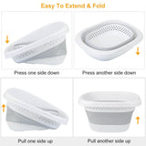 Collapsible Laundry Basket with Comfort Handle