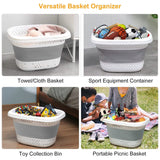Collapsible Laundry Basket with Comfort Handle