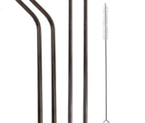 Colourful Reusable Stainless Steel Straws Food grade stainless steel material, safe and reliable