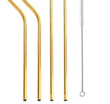 Colourful Reusable Stainless Steel Straws Food grade stainless steel material, safe and reliable