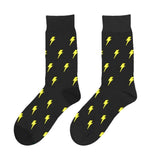 Combed Cotton Funky Casual Knee Socks - Assorted Styles
