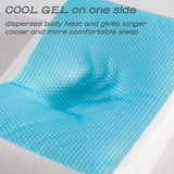 Comfort and Relax Reversible Memory Foam Gel Pillow - King