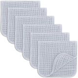Comfy Cubs Muslin Burp Cloths 20" x 10", Pack of 10 - Large, 6-Layer, Ultra Absorbent 100% Cotton for Baby Drool and Messes - Soft, Safe & Gentle Baby Burp Cloths for Boys & Girls - Multi