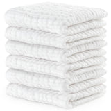 Comfy Cubs Muslin Burp Cloths 20" x 10", Pack of 10 - Large, 6-Layer, Ultra Absorbent 100% Cotton for Baby Drool and Messes - Soft, Safe & Gentle Baby Burp Cloths for Boys & Girls - Multi