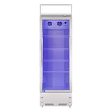 Heavy Duty Industrial Glass Door Beverage Merchandiser Refrigerator Cooler, 11 Cu.Ft (SAK04571)