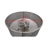Commercial 110V 4KW Stainless Steel Vertical Feed Mixer Blender [NO PLUG] (SAK40326)