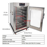 Commercial 220V 5-Layer Food Heating Cabinet With Glass Door (SAK17830)